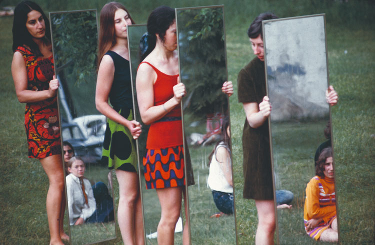 Joan Jonas - Mirror Piece I - 1969