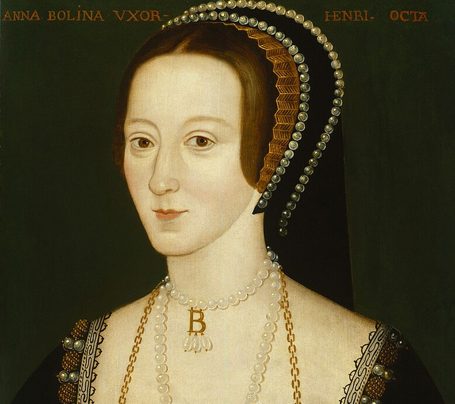 Anne Boleyn - National Portrait Gallery - Detail