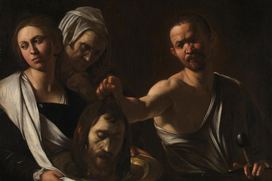 Caravaggio - Salome Head John Baptist - 1609-10