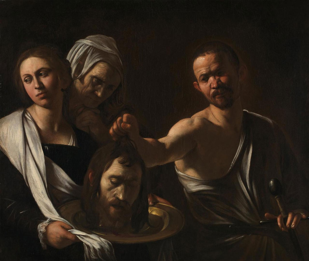 Caravaggio - Salome Head John Baptist - 1609-10