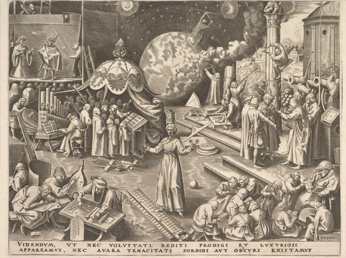 Philipp Galle after Pieter Bruegel Temperance